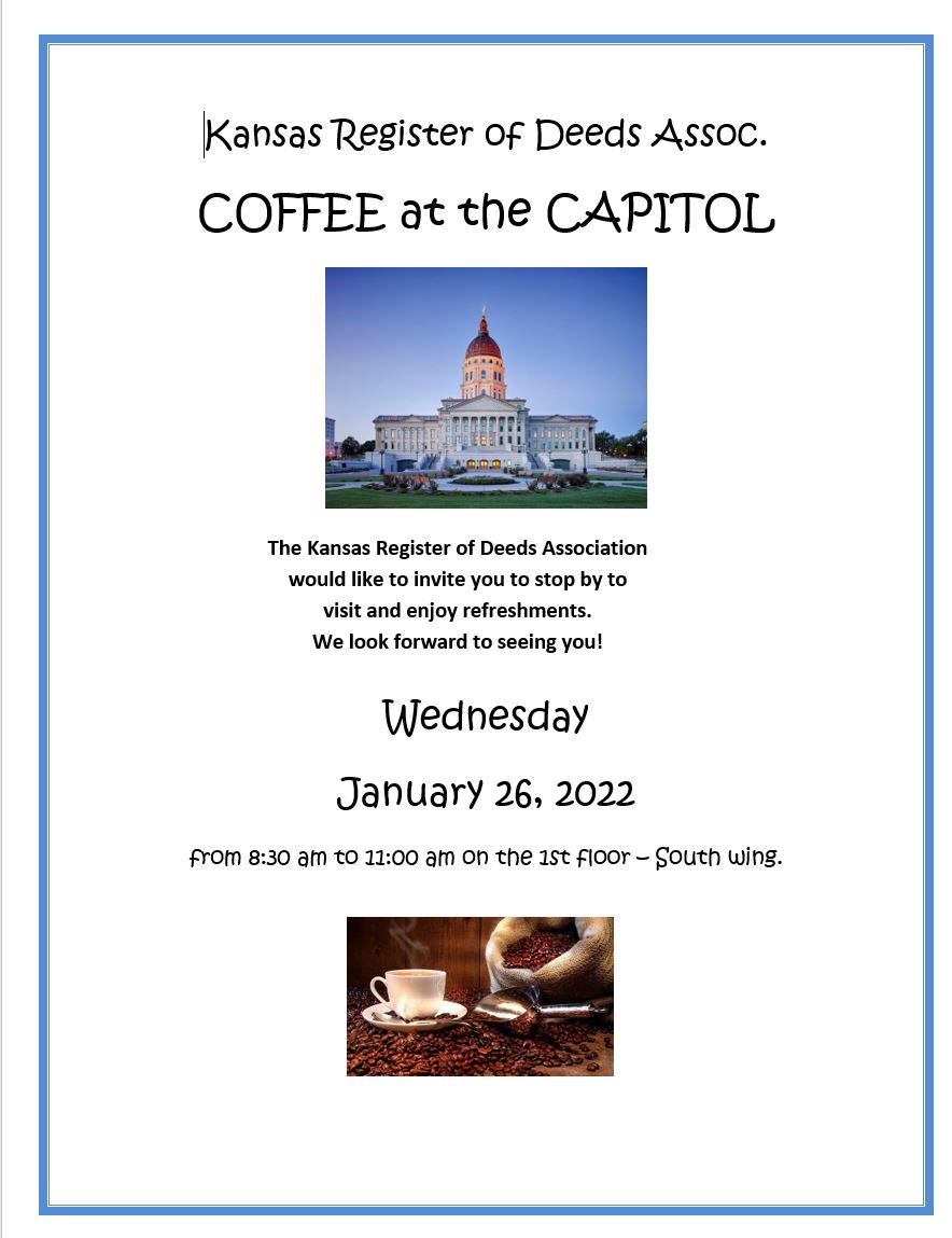 coffee KANSAS REGISTER OF DEEDS ASSOCIATION